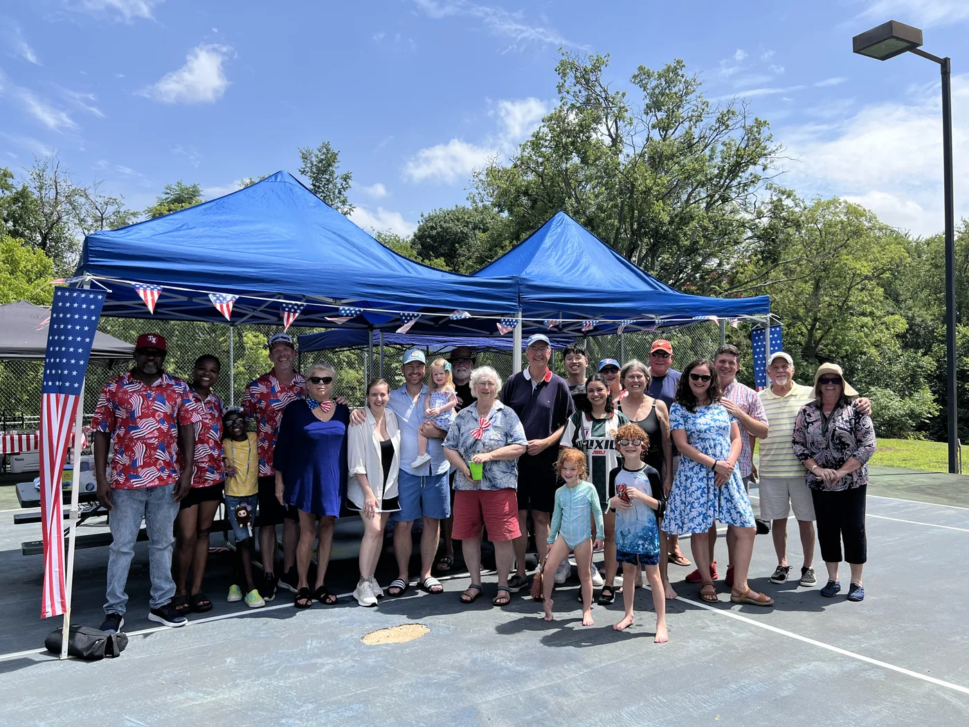 Community gathering space in Arbor Creek
