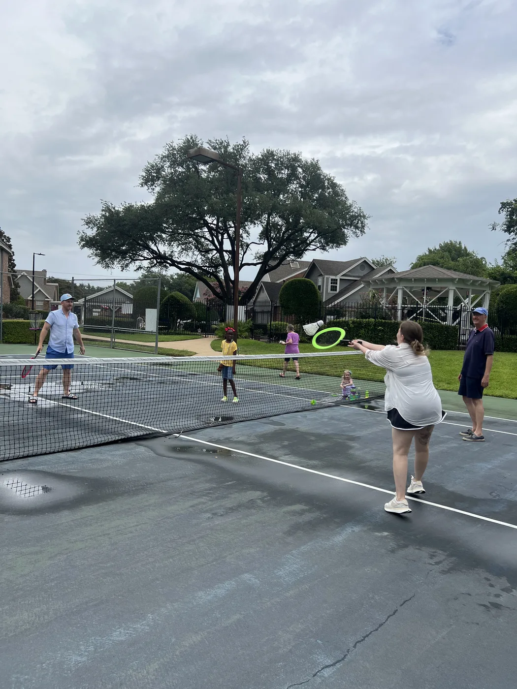 Residents enjoying play and recreation in Arbor Creek